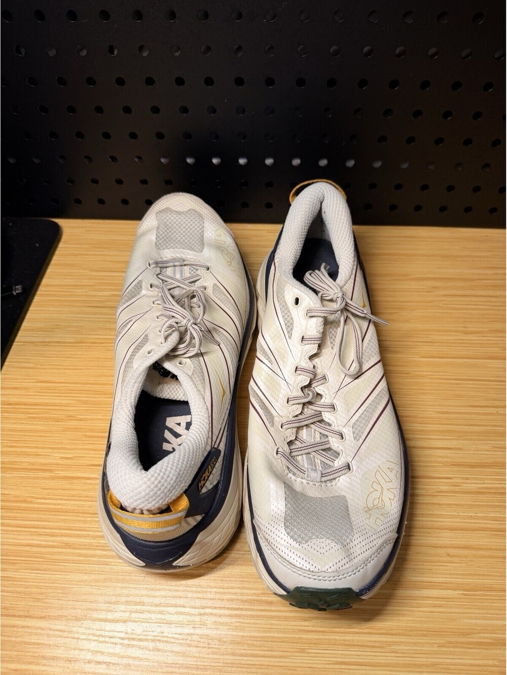 Size 12 - Hoka One One Mafate Speed 2 Alabaster Oat Milk Men